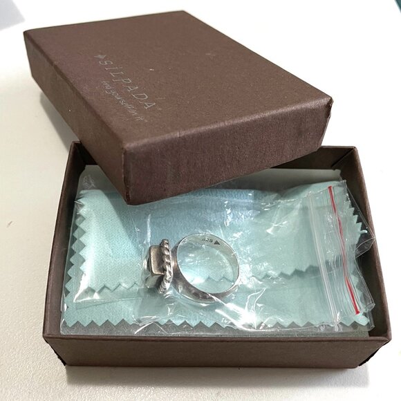 Silpada Sterling Silver Cubic Zirconia Ring Size 6-Stunning! - Picture 7 of 7
